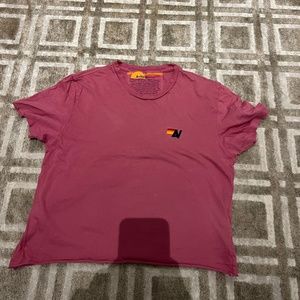 Pink women's tee, Aviator Nation